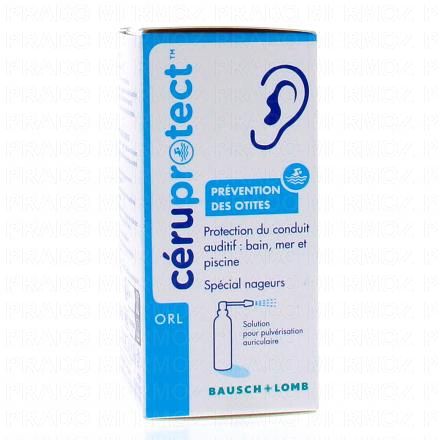 BAUSCH & LOMB Audition - CERUPROTECT Solution auriculaire prévention otites 10ml