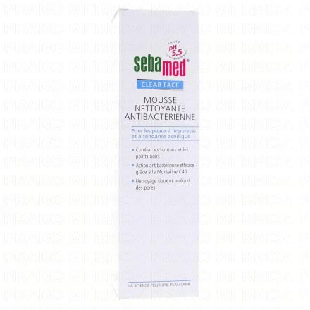 Clear Face Mousse Nettoyante Antibactérienne 150ml