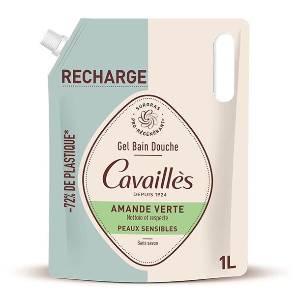 Cavaillès Eco-Recharge 1L Gbd Amande Verte