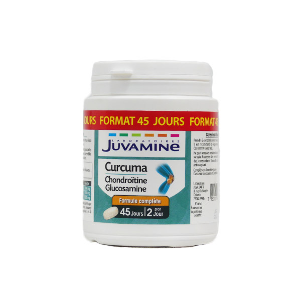 Curcuma Chondroïtine Glucosamine 90 comprimés