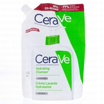 Crème lavante hydratante peaux normales à sèches eco recharge 473ml