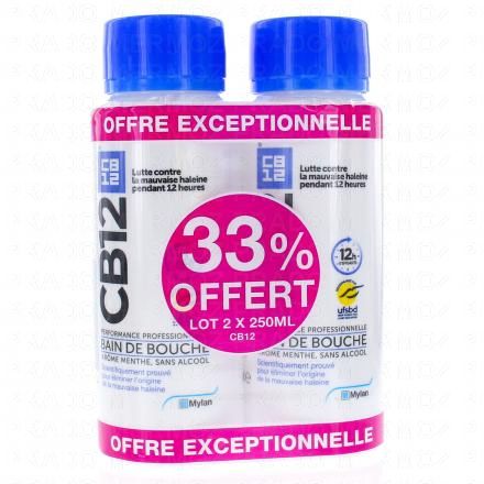 Complexe buccal menthe flacon 250ml lot de 2