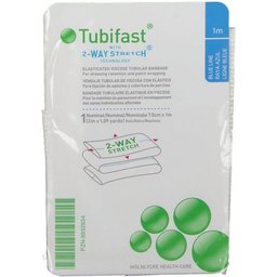 Bande tubulaire en viscose avec élastique bleu 7