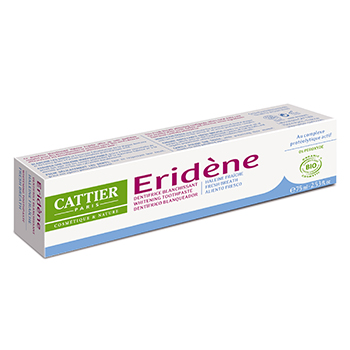 Éridène dentifrice blanchissant haleine fraîche bio tube 75ml