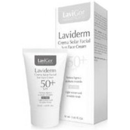 Laviderm Crème solaire pour le visage SPF50 sans huile 50ml