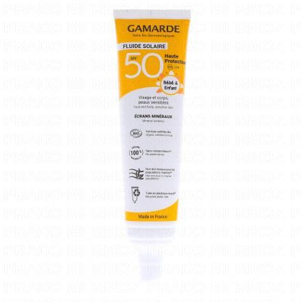 Fluide solaire bébé Bio SPF50 Tube 100ml