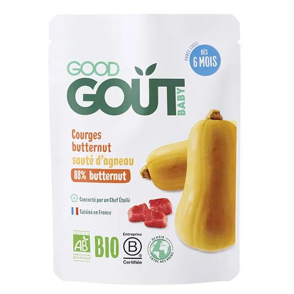 Plat Courges Butternut Sauté d'Agneau +6m Bio 190g