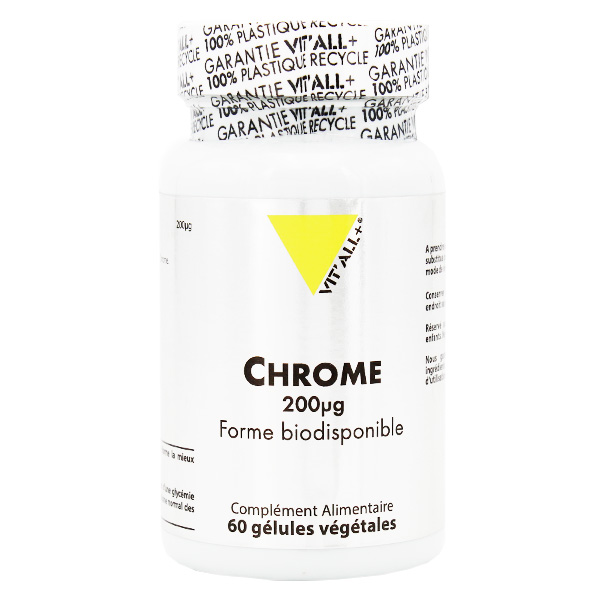 Chrome 200µg 60 gélules végétales