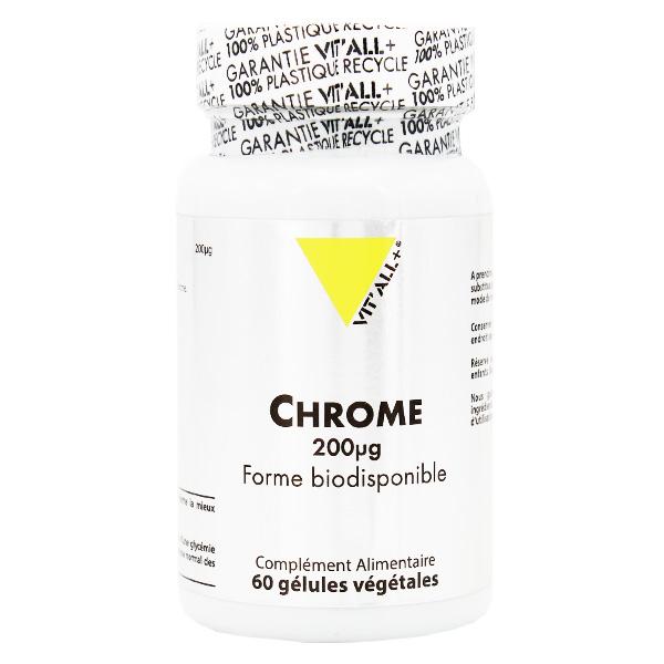 Chrome 200µg 60 gélules végétales