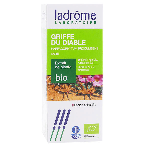 Extraits de Plantes Fraîches Griffe du Diable Harpagophytum Bio 50ml