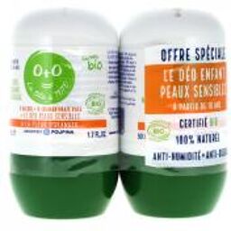 Déodorant Peaux Sensibles Fleur d'Oranger Bio Lot de 2 x 50 ml - Lot 2 x 50 ml