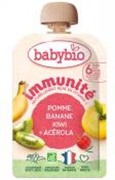 Immunité Banane Kiwi Pomme Acérola 6 Mois et + Bio 100 g - Gourde 100 g