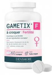 Gametix F Fertilité 60 Comprimés à Croquer - Pot 60 comprimés à croquer