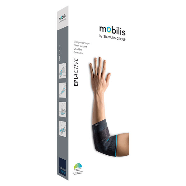 Sigvaris EpiActive Coudière Taille M Bleu Gris