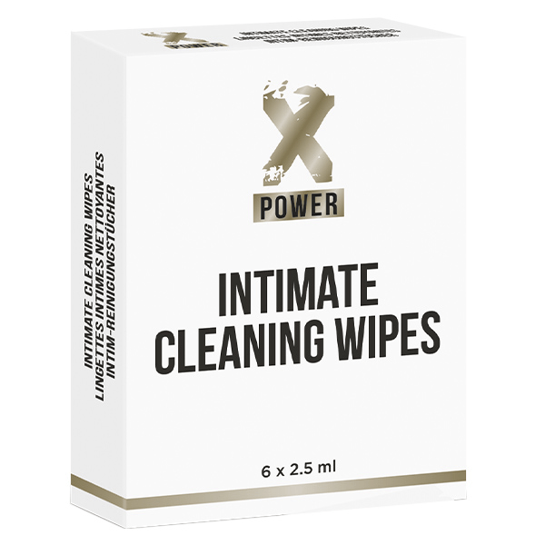 Xpower Intimate Cleaning Wipes - lingettes nettoyantes - 6 lingettes