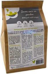 Savon noir en poudre - 350 grammes - Nettoyant multi-usages