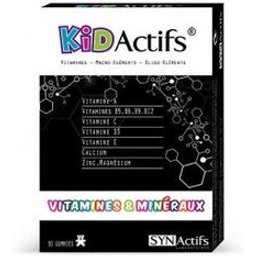 Kidactifs Vitamines et Minéraux 30 gélules