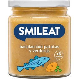 Tarrito Ecológico de Bacalao con Patatas y Verduras 230g