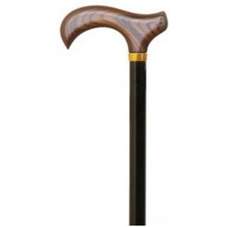 Muletilla Extensible Aluminium Noir Poing en bois 345