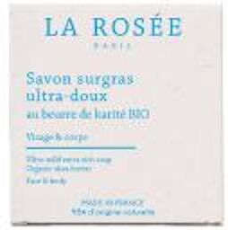 La Rosée Savon Surgras Ultra Doux au Beurre de Karité Bio - Pain 100 g