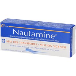 Nautamine - Mal des transports - Adultes et enfants de plus de 2ans - 20 comprimés
