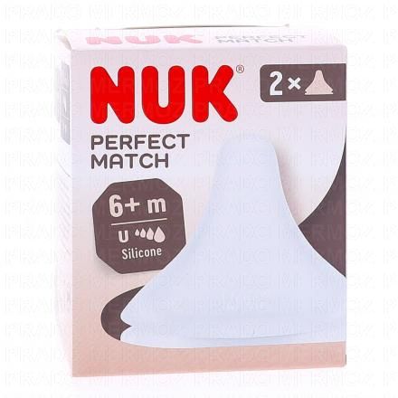 Perfect Match - Tètines en silicone souple taille universelle