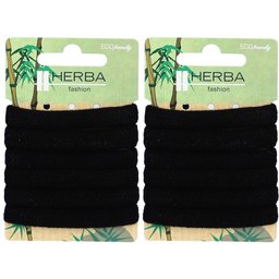 Herba Fashion Élastique à cheveux Ø5cm Noir