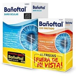 Bain oculaire Bañoftal + Pack yeux irrités