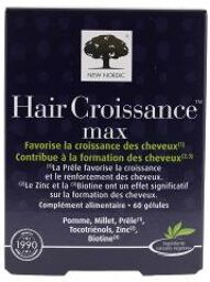 Hair Croissance Max Complément Alimentaire 60 Gélules - Boîte 60 Gélules