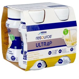 Resource Ultra + Saveur Vanille 4x125ml