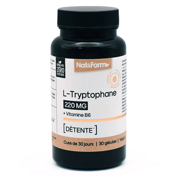 Tryptophane + Vitamine B6 détente 30 gélules