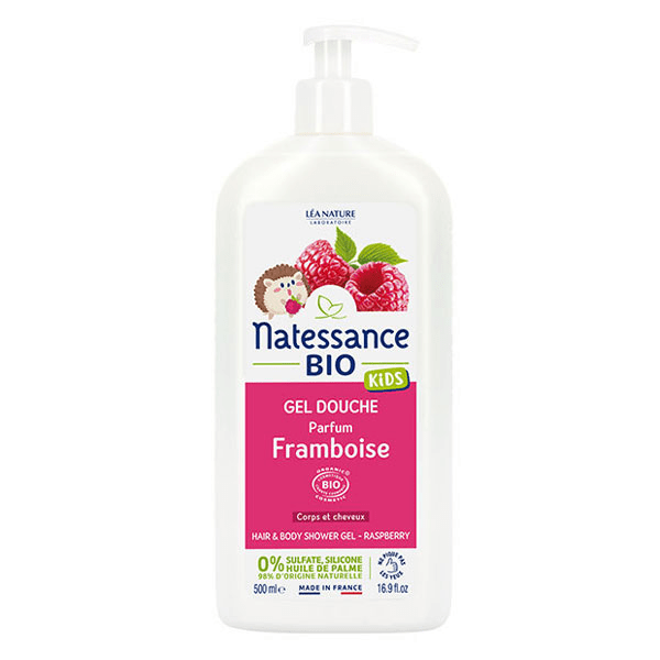 Kids Bio Gel Douche Framboise 500ml