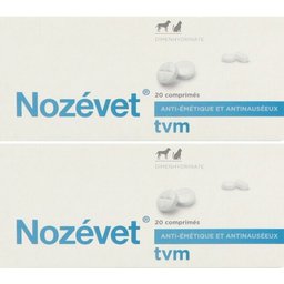 Nozevet - Comprimé antinauséeux pour chien et chat.  - bt 20 x2