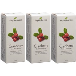 Concentré de jus d'airelles rouges