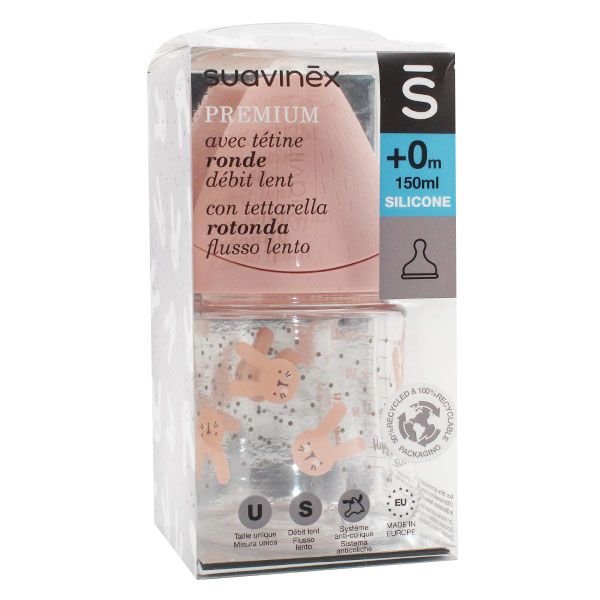Biberon Tétine Ronde Débit Lent Hygge Baby 150ml