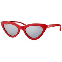 Lunettes Soleil Katty Rouge Argent Miroir 1ut