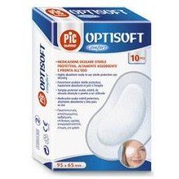 Pic Optisoft Comfort Comfort Gauze Eyeballs Adhesif 10 Gaze Adhésif