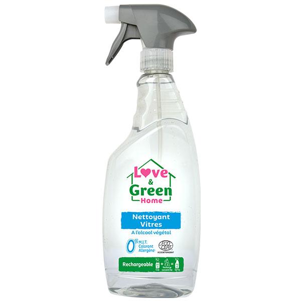 Home Nettoyant vitres certifié Eco-détergent à l'alcool végétal - 750ml