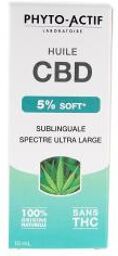 CBD Huile 5% Sublinguale 10 ml - Flacon compte goutte 10 ml