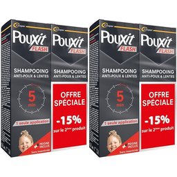 Flash shampooing traitement anti-poux et lentes sans insecticide