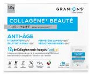 Collagène + Beauté SublimLift Anti-Âge 10 Sachets - Boîte 10 sachets de 7,5 g de poudre à diluer