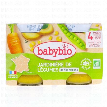 Légumes - Petits pots Jardinière aux légumes de France dès 4 mois 2x130g
