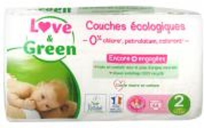 Couches Hypoallergéniques 44 Couches Taille 2 (3-6 kg) - Sachet 44 couches