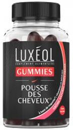 Luxéol Pousse des Cheveux 60 Gummies - Pot 60 gommes