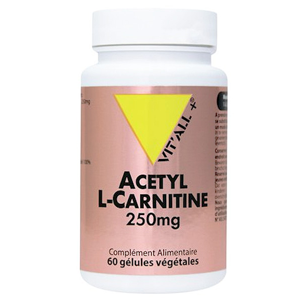 Acétyl L-Carnitine 250mg 60 gélules végétales