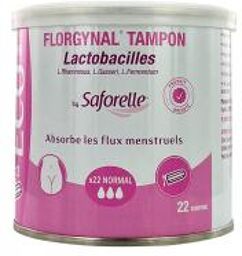 Florgynal® Tampon - Boîte de 22 Tampons Eco Normal - Boîte 22 tampons