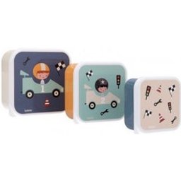 Set Lunch Box Speed Racers 3 Unités