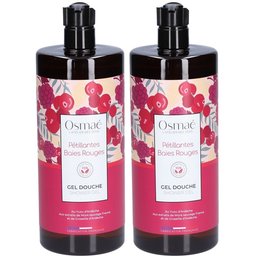 Osmaé Gel Douche Pétillantes Baies Rouges