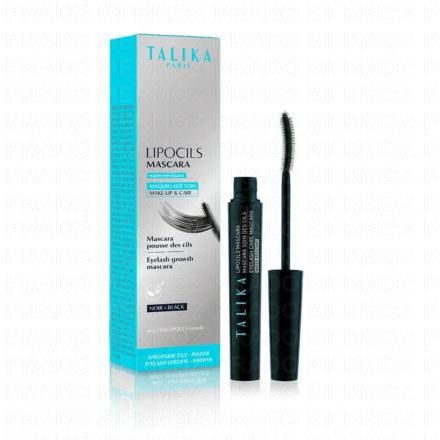 Lipocils - Mascara Soin des Cils Water Résistant Noir, 8,5ml