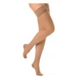 Bas Long A-F Compression Normale Dentelle Marron Taille 3